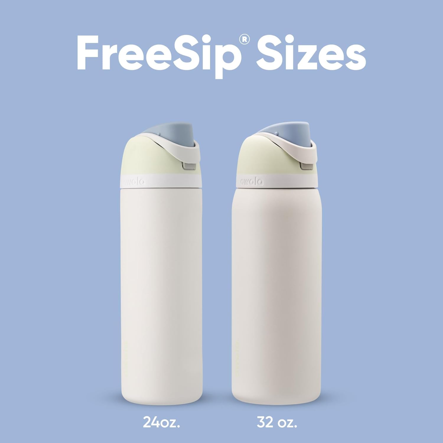 Owala FreeSip Insulated Stainless Steel Water Bottle with Straw for Sports and Travel, BPA-Free, 24oz, Iced Breeze - Image 4
