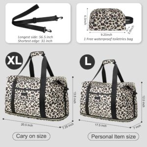 Expandable Travel Duffle Bags Weekender Overnight Bags for Women Men Hospital Bag for Women Labor Delivery with Toiletry Bag Waterproof