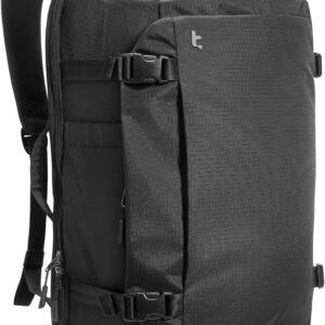 tomtoc Travel Backpack 28L, TSA Friendly Flight Approved Carry-on Luggage, Personal Item Travel Bag, Water-resistant Lightweight Business Rucksack, Durable Bag Fits 16 Inch Laptop