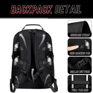 Z-MGKISS Travel Backpack,Extra Large Travel Laptop backpack, Travel Backpack for Men Women with TSA Airline Approved Luggage Bussiness Backpack, Black