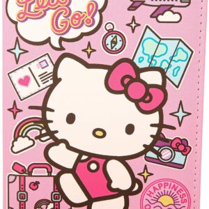 Hello Kitty Passport Holder - Sanrio Passport Holder for Women - Officially Licensed Passport Case (VG701236L.NJ)