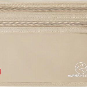 Alpha Keeper Money Belt for Travel Hidden Under Clothes – RFID Blocking Passport Holder & Slim Waist Wallet Pouch for Women & Men, Anti-Theft Travel Accessories