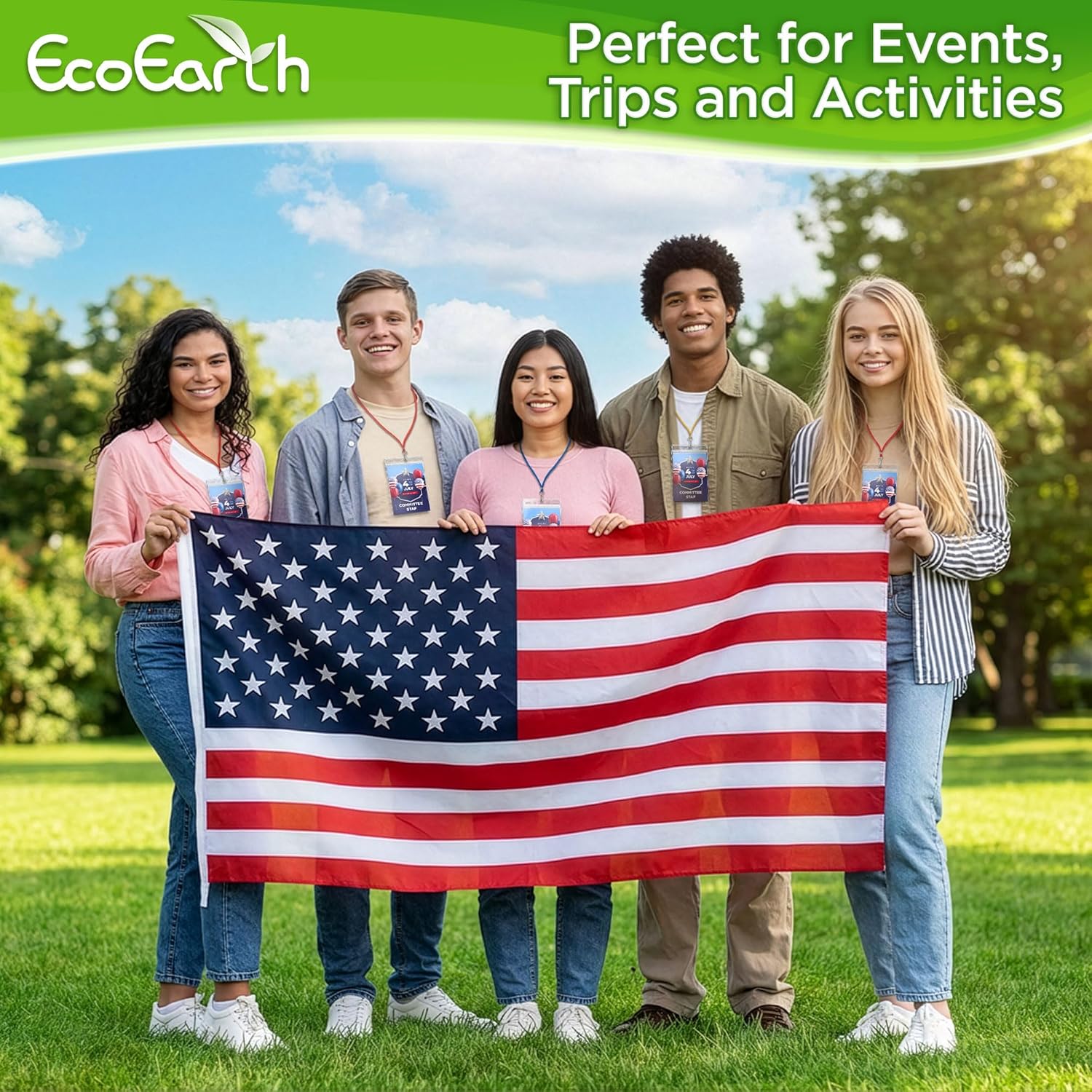 EcoEarth Passport & Identification Card Holders with Soft Edge (Clear, 4x6 Inch, 250 Pack), Extra Large Vertical ID Holder, Zipperless Plastic Name Badge Holders - Image 7